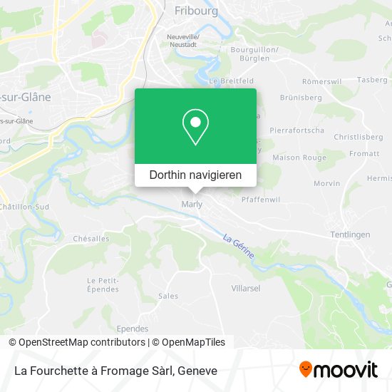 La Fourchette à Fromage Sàrl Karte