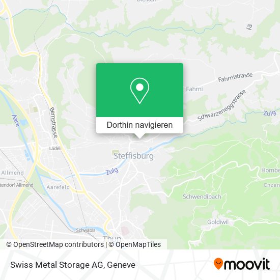 Swiss Metal Storage AG Karte