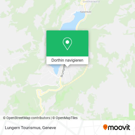 Lungern Tourismus Karte