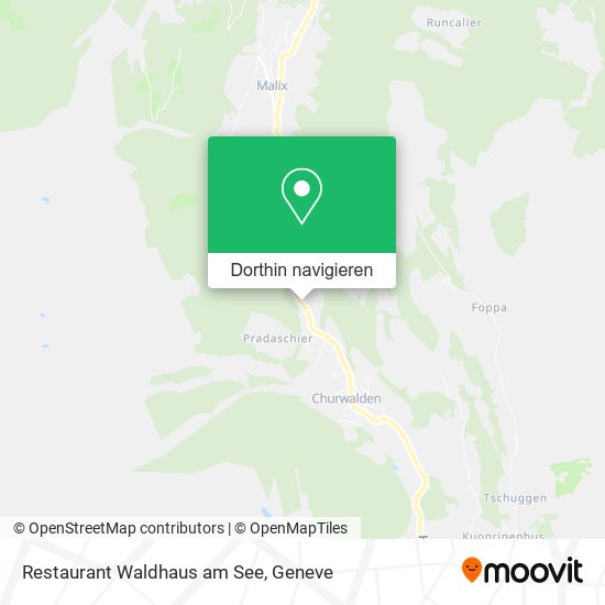 Restaurant Waldhaus am See Karte