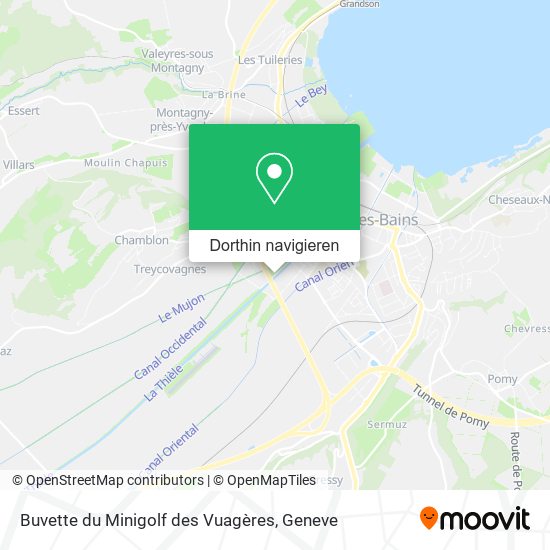 Buvette du Minigolf des Vuagères Karte
