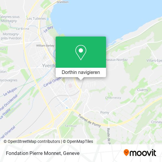 Fondation Pierre Monnet Karte