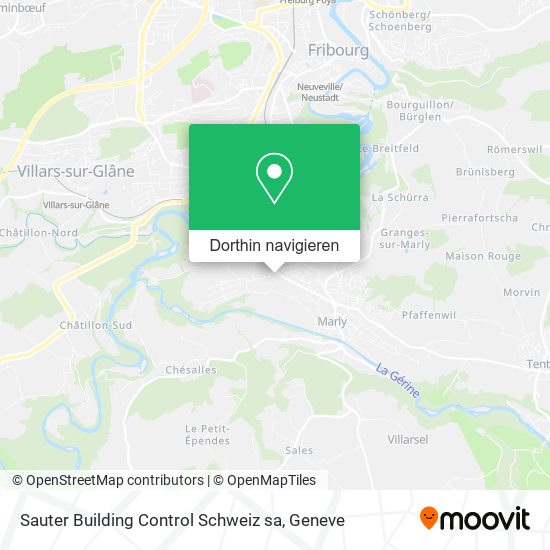 Sauter Building Control Schweiz sa Karte