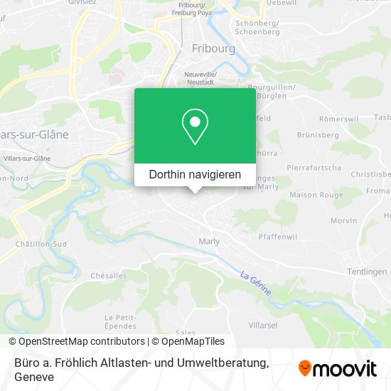 Büro a. Fröhlich Altlasten- und Umweltberatung Karte