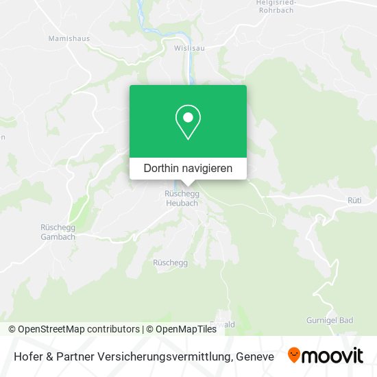 Hofer & Partner Versicherungsvermittlung Karte