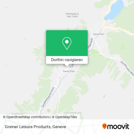 Greiner Leisure Products Karte