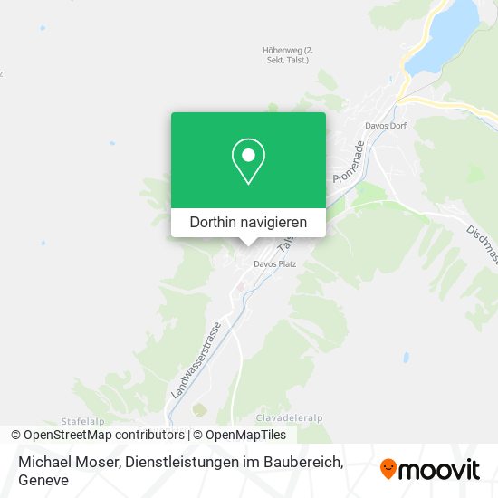 Michael Moser, Dienstleistungen im Baubereich Karte