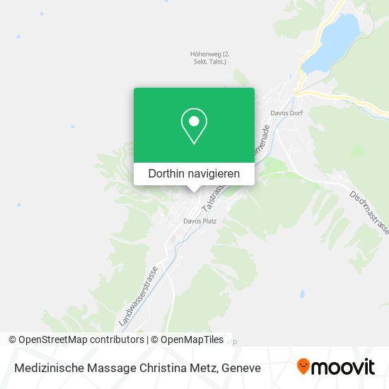 Medizinische Massage Christina Metz Karte
