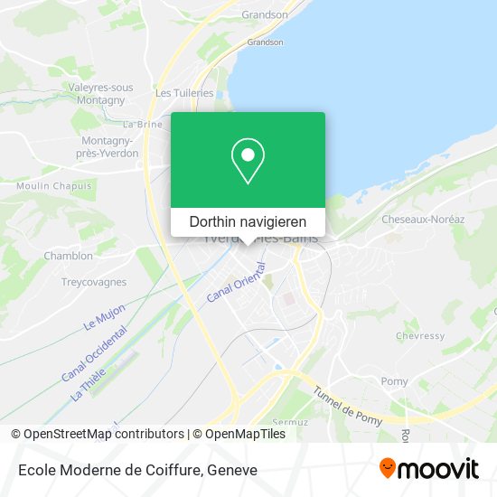 Ecole Moderne de Coiffure Karte
