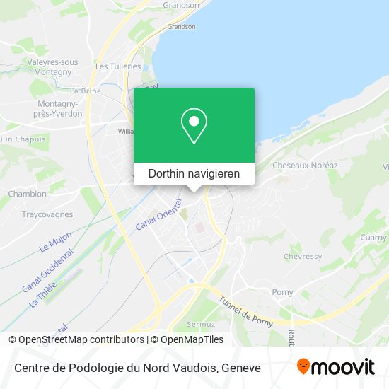 Centre de Podologie du Nord Vaudois Karte