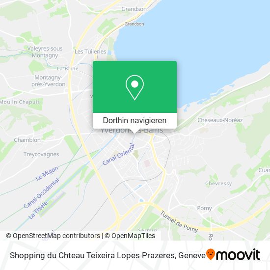 Shopping du Chteau Teixeira Lopes Prazeres Karte