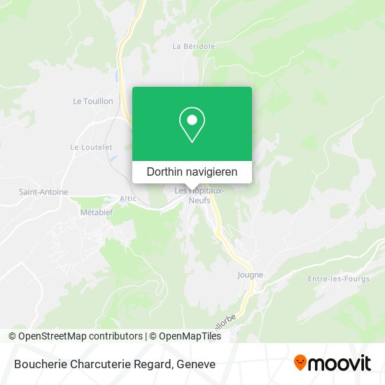 Boucherie Charcuterie Regard Karte