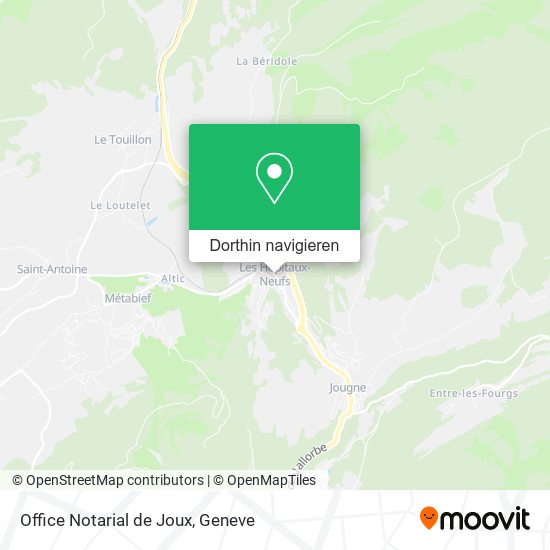 Office Notarial de Joux Karte