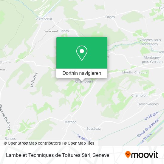 Lambelet Techniques de Toitures Sàrl Karte