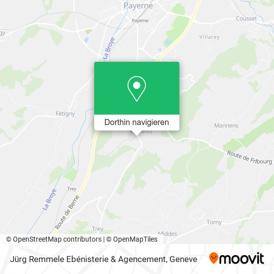 Jürg Remmele Ebénisterie & Agencement Karte