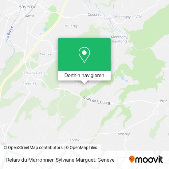 Relais du Marronnier, Sylviane Marguet Karte