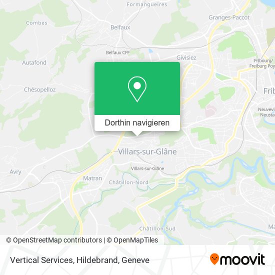 Vertical Services, Hildebrand Karte