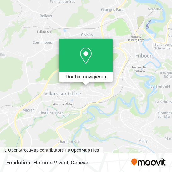 Fondation l'Homme Vivant Karte