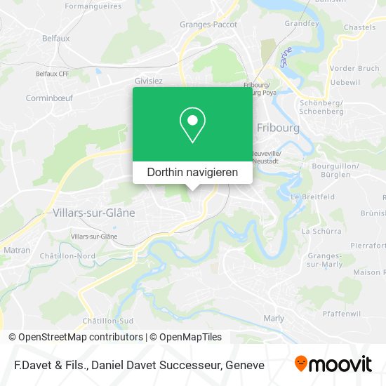 F.Davet & Fils., Daniel Davet Successeur Karte