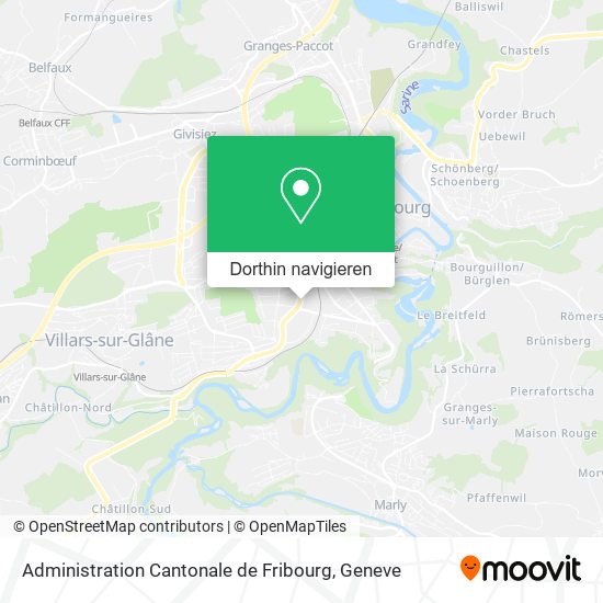 Administration Cantonale de Fribourg Karte