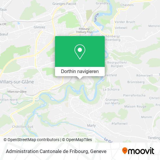 Administration Cantonale de Fribourg Karte