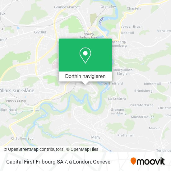Capital First Fribourg SA /, à London Karte