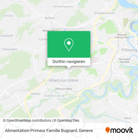 Alimentation-Primeur Famille Bugnard Karte