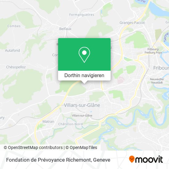 Fondation de Prévoyance Richemont Karte