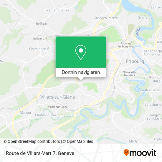 Route de Villars-Vert 7 Karte