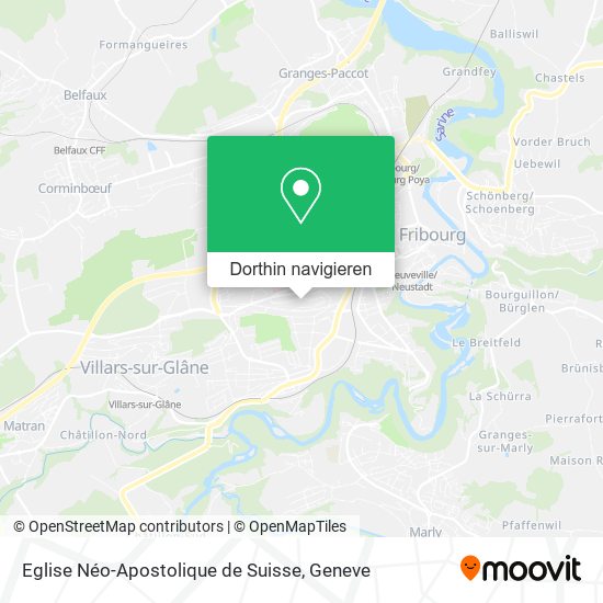 Eglise Néo-Apostolique de Suisse Karte