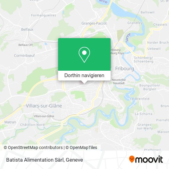 Batista Alimentation Sàrl Karte