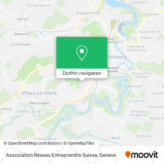 Association Réseau Entreprendre Suisse Karte