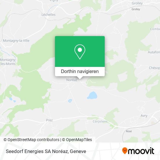 Seedorf Energies SA Noréaz Karte