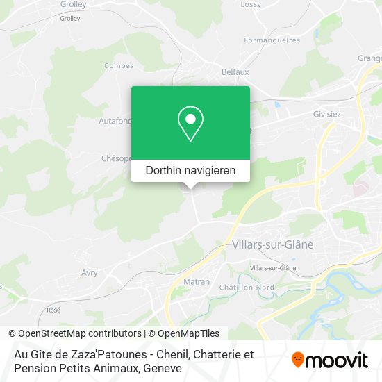 Au Gîte de Zaza'Patounes - Chenil, Chatterie et Pension Petits Animaux Karte