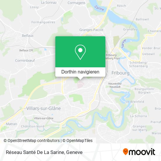 Réseau Santé De La Sarine Karte