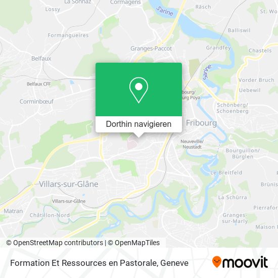 Formation Et Ressources en Pastorale Karte