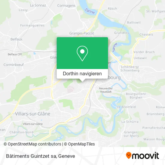 Bâtiments Guintzet sa Karte