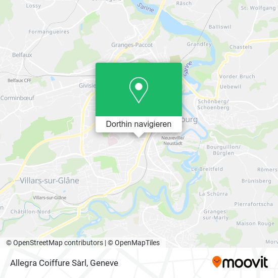 Allegra Coiffure Sàrl Karte