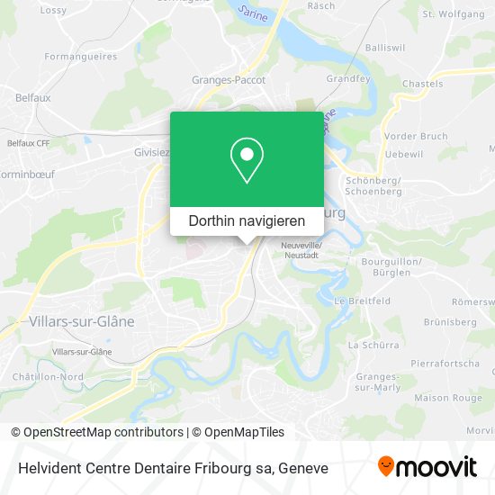 Helvident Centre Dentaire Fribourg sa Karte