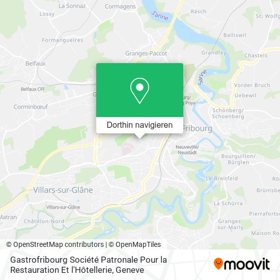 Gastrofribourg Société Patronale Pour la Restauration Et l'Hôtellerie Karte