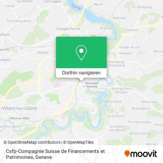 Csfp-Compagnie Suisse de Financements et Patrimoines Karte