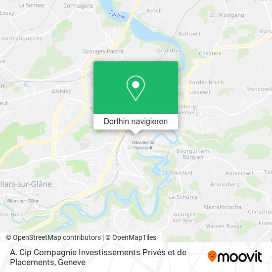 A. Cip Compagnie Investissements Privés et de Placements Karte