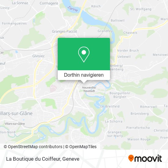 La Boutique du Coiffeur Karte