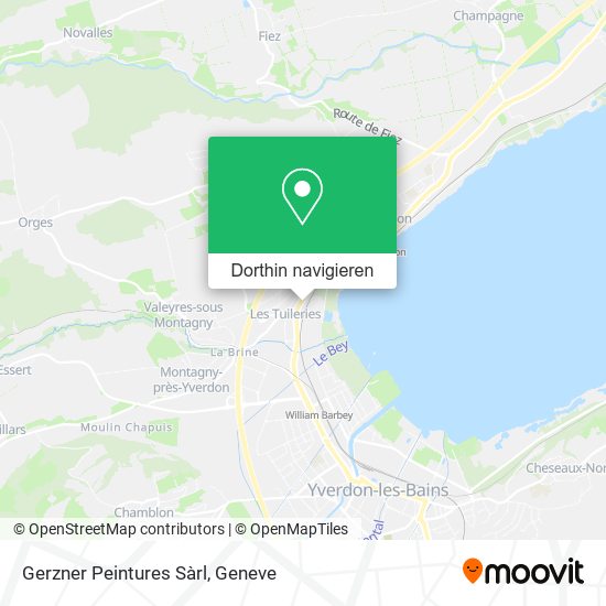 Gerzner Peintures Sàrl Karte