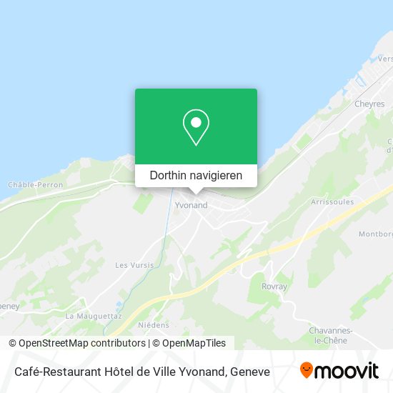 Café-Restaurant Hôtel de Ville Yvonand Karte