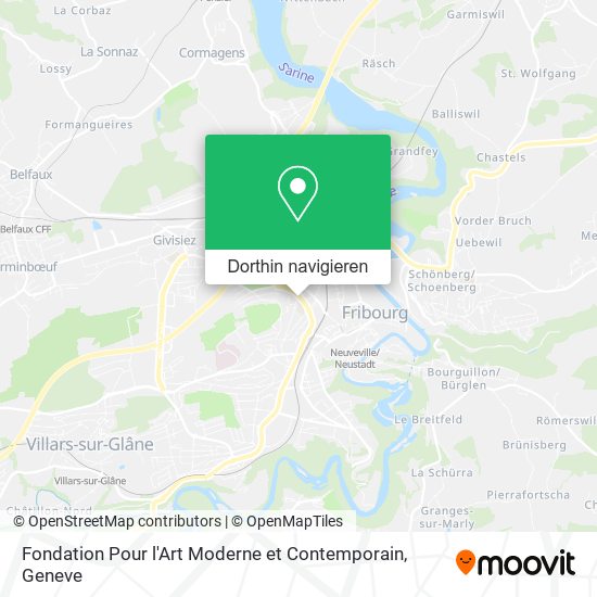 Fondation Pour l'Art Moderne et Contemporain Karte