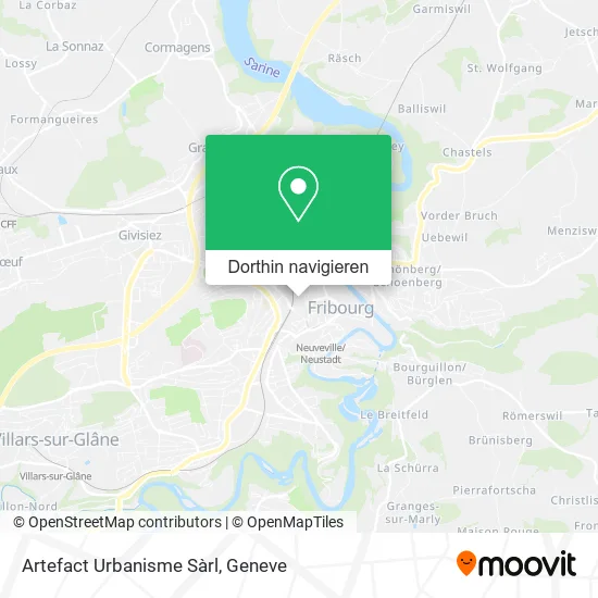Artefact Urbanisme Sàrl Karte