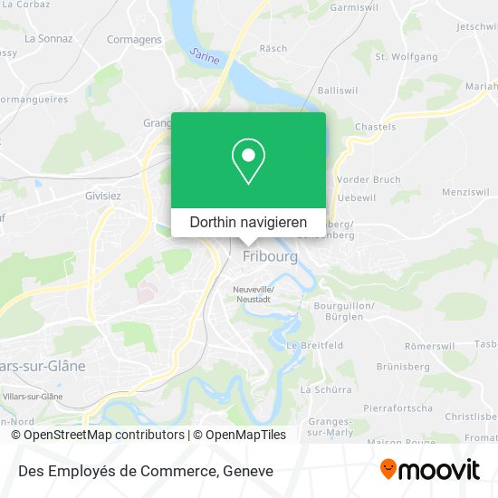 Des Employés de Commerce Karte
