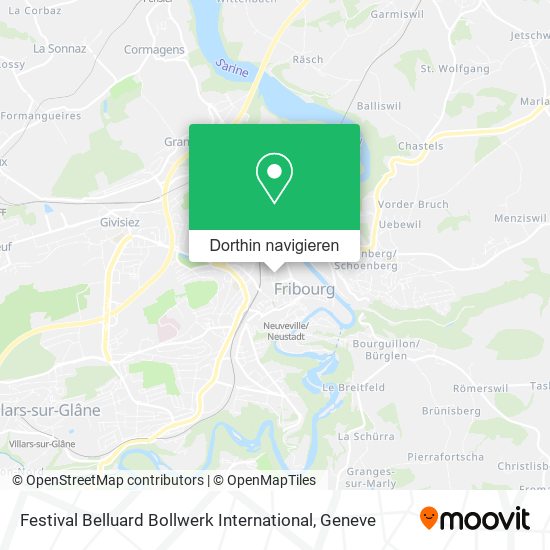 Festival Belluard Bollwerk International Karte