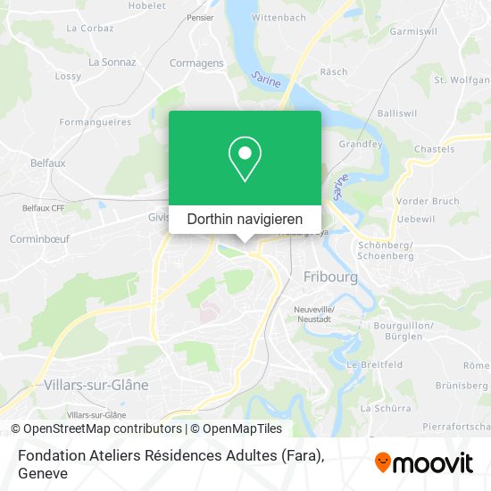 Fondation Ateliers Résidences Adultes (Fara) Karte